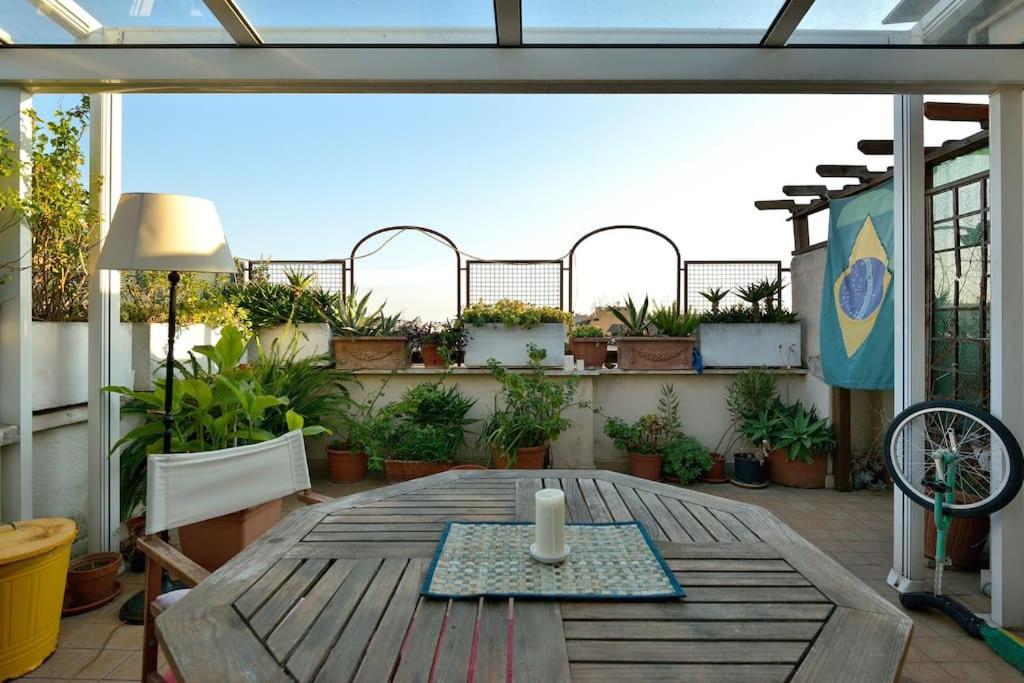 Apartament Super Sunny Penthouse With Terrace Rzym Zewnętrze zdjęcie